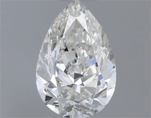 Picture of Natural Diamond 0.30 Carats, Pear with  Cut, G Color, SI2 Clarity and Certified by IGI