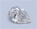 Diamante Natural 3.06 quilates, De pera , Color F, claridad SI2 y certificado HRD