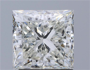 Foto Diamante Natural 1.90 quilates, Princesa , Color H, claridad VS1 y certificado HRD de