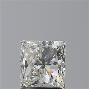 Picture of Natural Diamond 1.52 Carats, Princess with  Cut, I Color, I1 Clarity and Certified by IGI