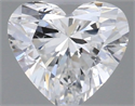 Natural Diamond 0.32 Carats, Heart with  Cut, F Color, SI2 Clarity and Certified by GIA