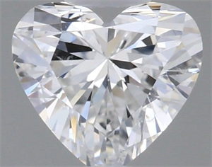 Foto Diamante Natural 0.32 quilates, Corazón , Color F, claridad SI2 y certificado GIA de