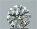 Diamante Natural 1.50 quilates, Redondo , Color J, claridad VVS2 y certificado HRD