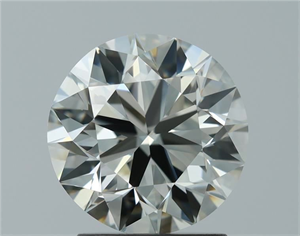 Foto Diamante Natural 1.91 quilates, Redondo , Color J, claridad IF y certificado HRD de
