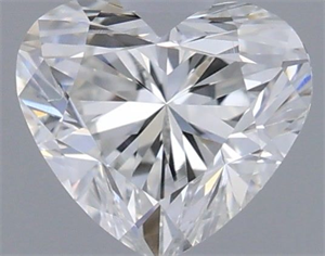 Picture of Natural Diamond 0.34 Carats, Heart with  Cut, G Color, VVS1 Clarity and Certified by GIA