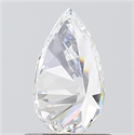 Diamante Natural 0.80 quilates, De pera , Color D, claridad SI2 y certificado GIA