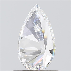 Foto Diamante Natural 0.80 quilates, De pera , Color D, claridad SI2 y certificado GIA de
