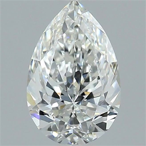 Foto Diamante Natural 1.00 quilates, De pera , Color G, claridad IF y certificado IGI de