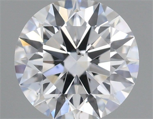 Picture of Natural Diamond 0.70 Carats, Round with Excellent Cut, E Color, SI1 Clarity and Certified by GIA
