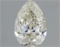 Natural Diamond 1.00 Carats, Pear with  Cut, I Color, SI2 Clarity and Certified by IGI