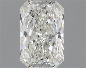 Picture of Natural Diamond 0.62 Carats, Radiant with  Cut, H Color, VS2 Clarity and Certified by GIA