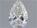 Diamante Natural 0.37 quilates, De pera , Color I, claridad SI1 y certificado GIA