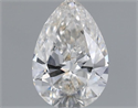 Natural Diamond 0.31 Carats, Pear with  Cut, G Color, I1 Clarity and Certified by GIA