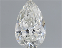 Natural Diamond 0.41 Carats, Pear with  Cut, H Color, VVS2 Clarity and Certified by GIA