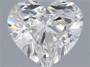Picture of Natural Diamond 0.50 Carats, Heart with  Cut, J Color, VS2 Clarity and Certified by GIA