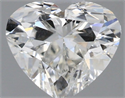 Natural Diamond 0.70 Carats, Heart with  Cut, I Color, SI2 Clarity and Certified by GIA