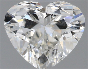 Picture of Natural Diamond 0.70 Carats, Heart with  Cut, I Color, SI2 Clarity and Certified by GIA