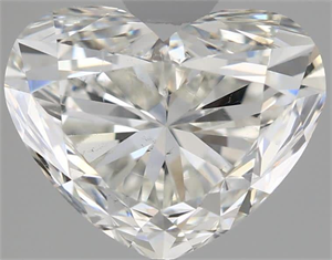 Picture of Natural Diamond 3.01 Carats, Heart with  Cut, F Color, SI1 Clarity and Certified by HRD
