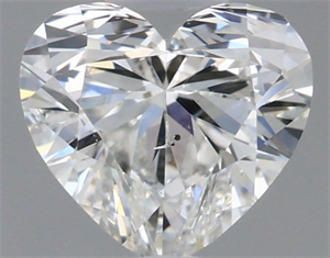 Picture of Natural Diamond 0.50 Carats, Heart with  Cut, G Color, SI1 Clarity and Certified by GIA