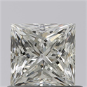 Natural Diamond 0.70 Carats, Princess with  Cut, G Color, VS2 Clarity and Certified by GIA