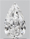 Diamante Natural 0.60 quilates, De pera , Color D, claridad IF y certificado GIA