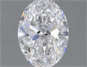 Natural Diamond 0.31 Carats, Oval with  Cut, D Color, VS2 Clarity and Certified by GIA