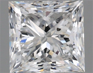 Foto Diamante Natural 1.50 quilates, Princesa , Color E, claridad I1 y certificado GIA de