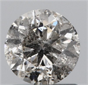 Natural Diamond 1.00 Carats, Round with Fair Cut, J Color, I1 Clarity and Certified by IGI