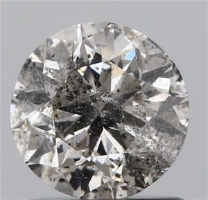 Picture of Natural Diamond 1.00 Carats, Round with Fair Cut, J Color, I1 Clarity and Certified by IGI