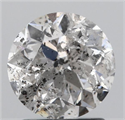 Diamante Natural 1.53 quilates, Redondo , Color E, claridad I1 y certificado HRD