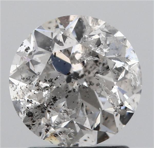 Foto Diamante Natural 1.53 quilates, Redondo , Color E, claridad I1 y certificado HRD de