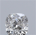 Natural Diamond 0.46 Carats, Cushion with  Cut, D Color, VS1 Clarity and Certified by GIA