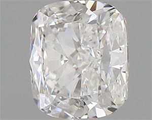 Foto Diamante Natural 0.60 quilates, Del cojín , Color F, claridad VS2 y certificado GIA de