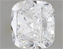 Natural Diamond 0.70 Carats, Cushion with  Cut, F Color, VS1 Clarity and Certified by GIA