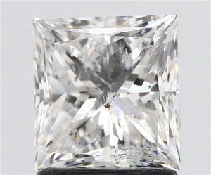 Foto Diamante Natural 1.60 quilates, Princesa , Color G, claridad I1 y certificado GIA de