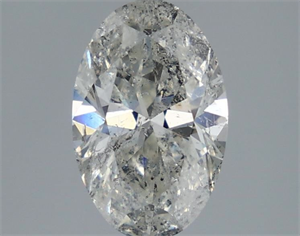 Foto Diamante Natural 1.76 quilates, Ovalado , Color H, claridad I1 y certificado IGI de