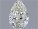 Natural Diamond 0.40 Carats, Pear with  Cut, K Color, SI2 Clarity and Certified by GIA