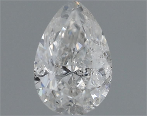 Picture of Natural Diamond 0.31 Carats, Pear with  Cut, G Color, I1 Clarity and Certified by IGI