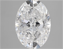 Diamante Natural 3.03 quilates, Ovalado , Color D, claridad SI1 y certificado GIA