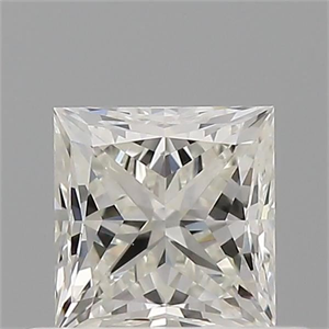 Picture of Natural Diamond 0.50 Carats, Princess with  Cut, G Color, VVS1 Clarity and Certified by IGI