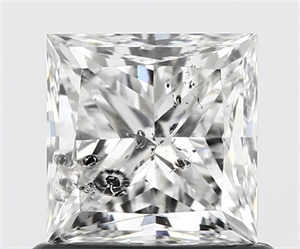 Foto Diamante Natural 0.92 quilates, Princesa , Color H, claridad I1 y certificado GIA de