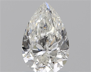 Foto Diamante Natural 0.90 quilates, De pera , Color G, claridad SI1 y certificado GIA de