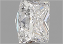 Natural Diamond 1.00 Carats, Princess with  Cut, F Color, SI1 Clarity and Certified by GIA