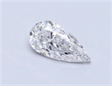 Diamante Natural 1.21 quilates, De pera , Color D, claridad IF y certificado GIA