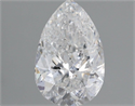 Natural Diamond 1.55 Carats, Pear with  Cut, E Color, I1 Clarity and Certified by IGI