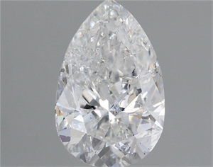 Picture of Natural Diamond 1.55 Carats, Pear with  Cut, E Color, I1 Clarity and Certified by IGI