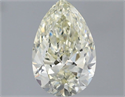 Natural Diamond 1.09 Carats, Pear with  Cut, L Color, VVS2 Clarity and Certified by IGI
