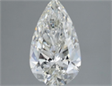 Natural Diamond 1.50 Carats, Pear with  Cut, H Color, VS2 Clarity and Certified by IGI