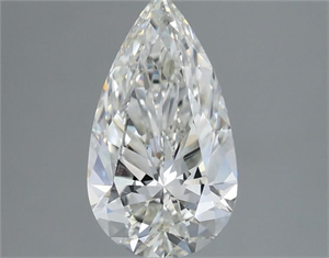 Picture of Natural Diamond 1.50 Carats, Pear with  Cut, H Color, VS2 Clarity and Certified by IGI