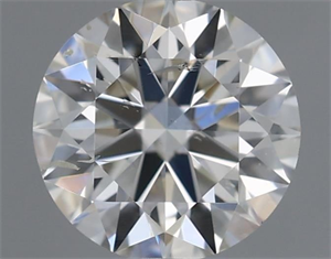 Picture of Natural Diamond 0.41 Carats, Round with Excellent Cut, G Color, SI2 Clarity and Certified by IGI